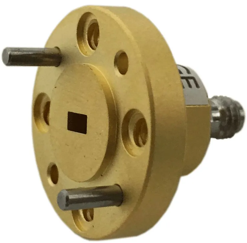 Keysight V281CS inline 1,0 mm vrouwelijke naar V-band golfgeleider adapter