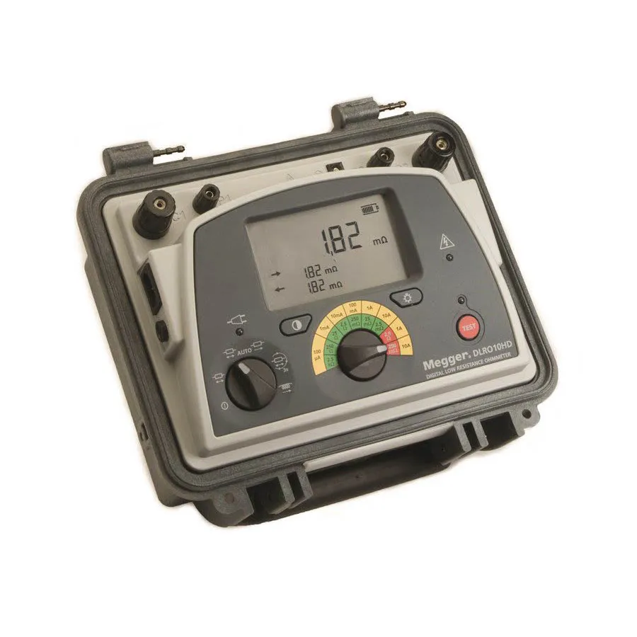Megger DLRO10HD-NLS Laagweerstand-ohmmeter
