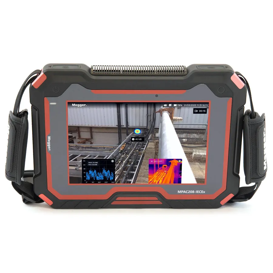 Megger MPAC208-IECEx Pro Kit Akoestische Beeldvormings Camera en Verificateur