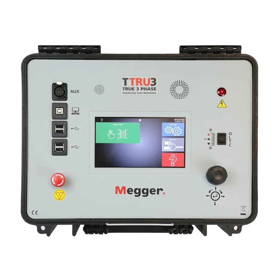 Megger TTRU3-Basic 3-fase transformator turns ratiometer
