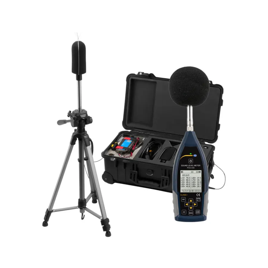 PCE Instruments PCE-430-EKIT-US Geluidsniveaumeter met gegevensregistratie