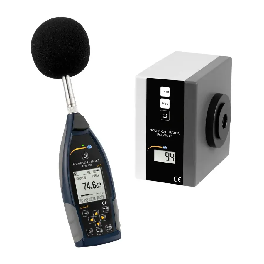PCE Instruments PCE-432-SC 09 Geluidsniveaumeter Kit