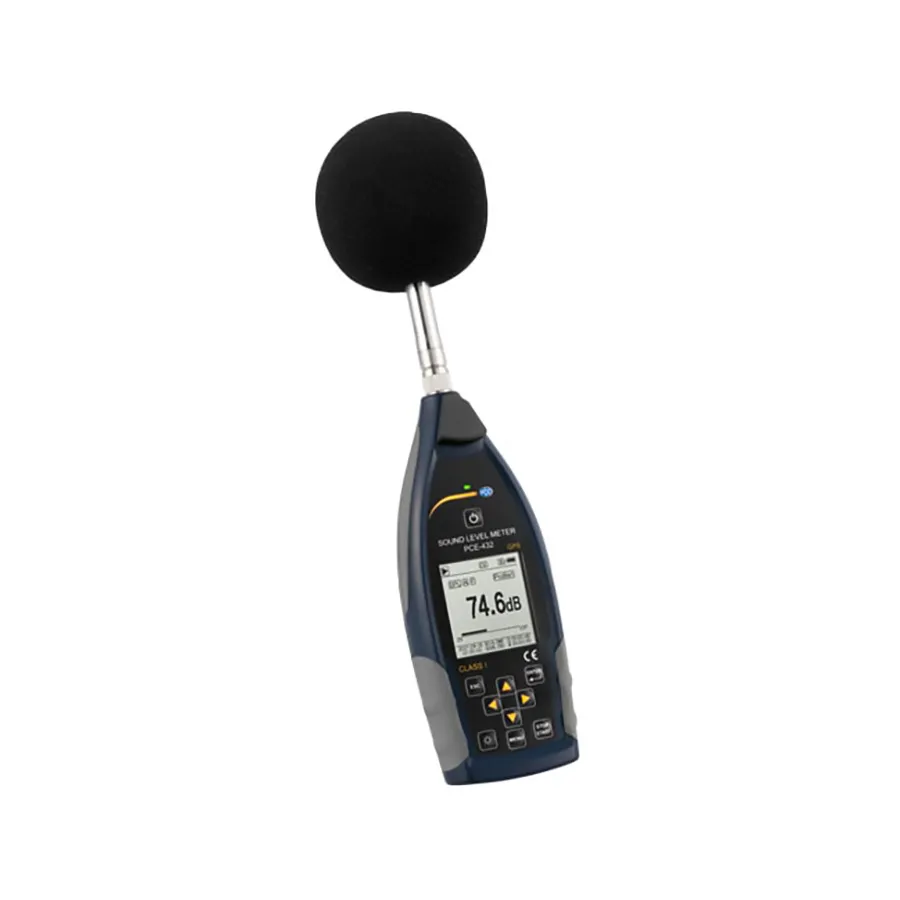 PCE Instruments PCE-432 Geluidsniveaumeter met gegevensregistratie en GPS