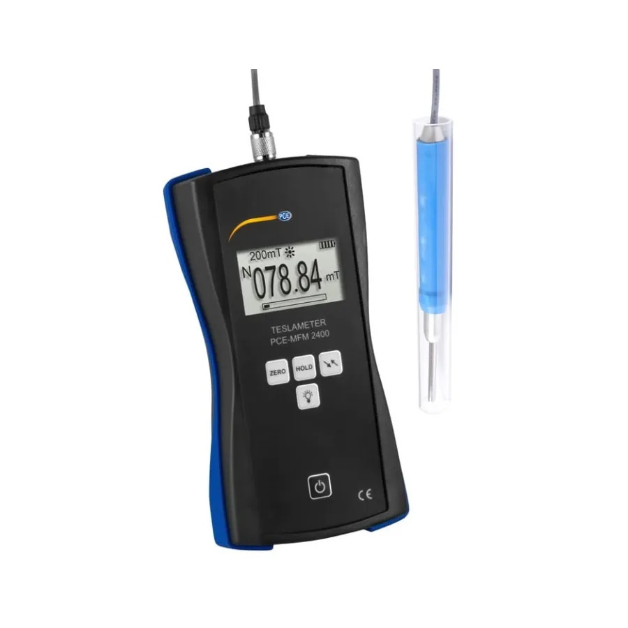 PCE Instruments PCE-MFM 2400+ magnetometer met axiale Hall-sensor