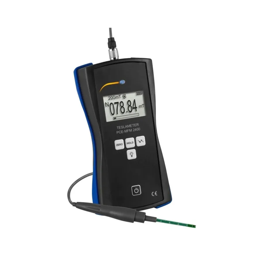PCE Instruments PCE-MFM 2400 magnetometer met transversale Hall-sensor
