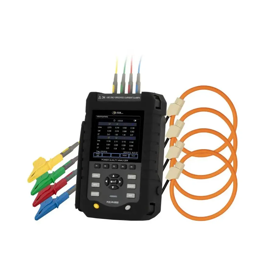 PCE Instruments PCE-PA 8500 HP Vermogenskwaliteit Analysator