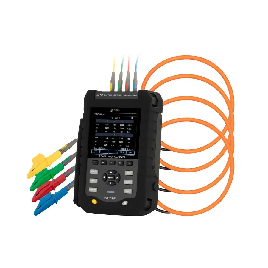 PCE Instruments PCE-PA 8500 Vermogenskwaliteit Analysator