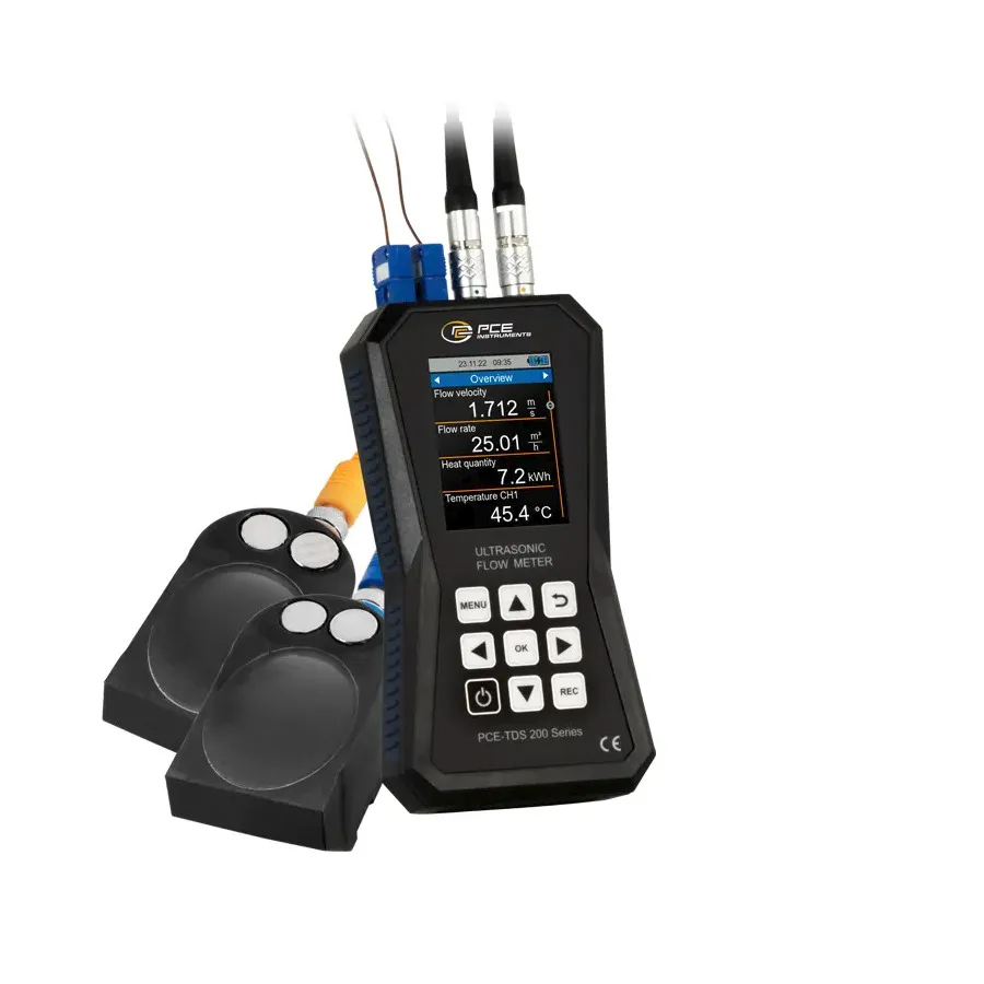 PCE Instruments PCE-TDS 200+ L Ultrasone debietmeter