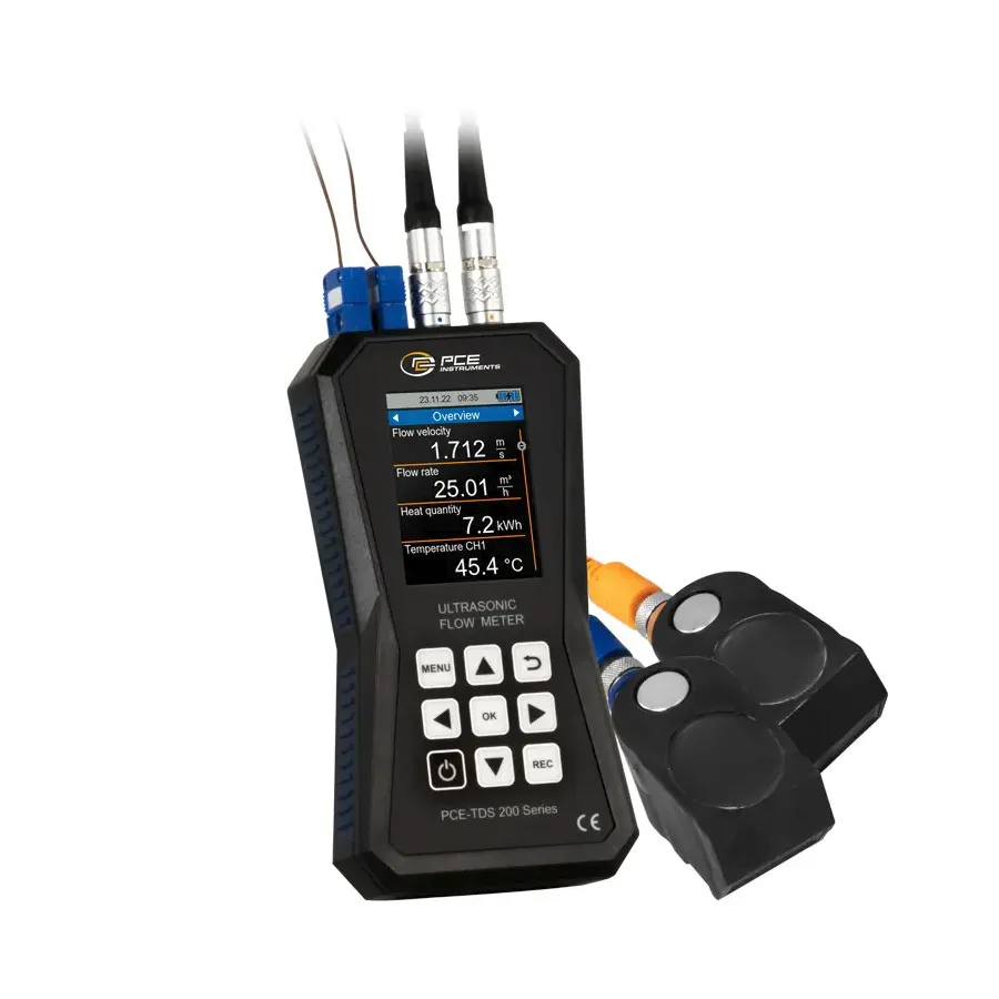 PCE Instruments PCE-TDS 200+ M Ultrasone debietmeter