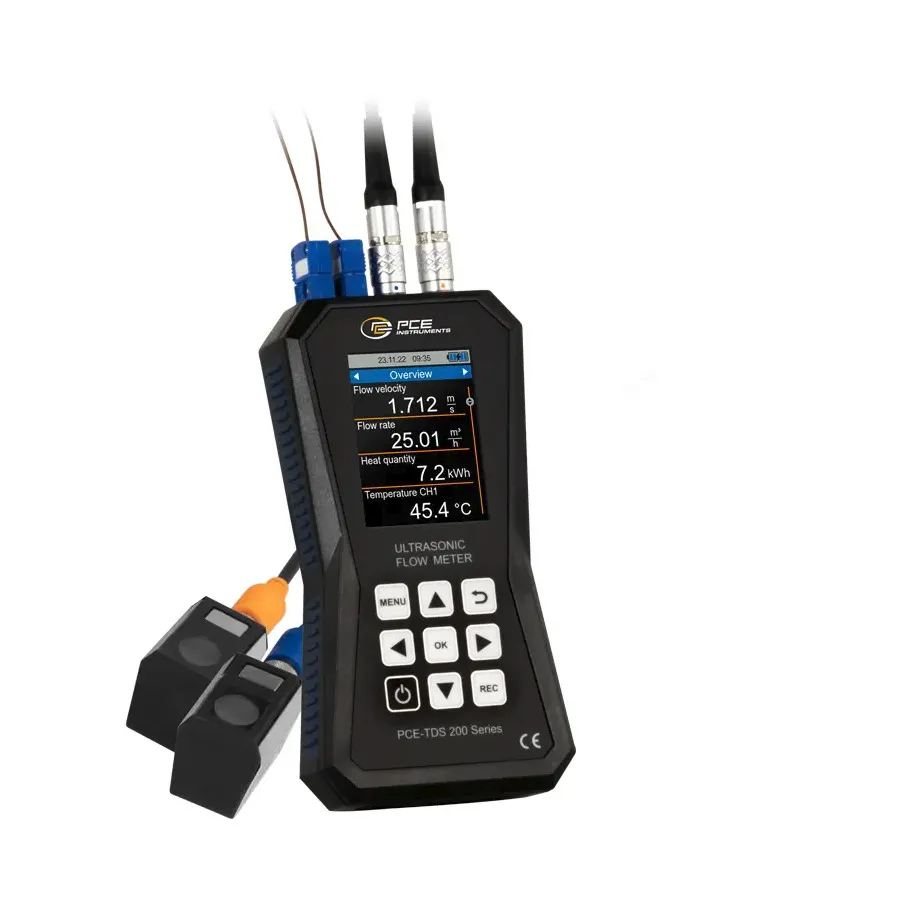 PCE Instruments PCE-TDS 200+ S ultrasone debietmeter