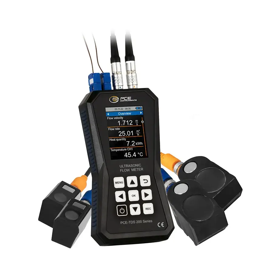 PCE Instruments PCE-TDS 200+ SM ultrasone debietmeter