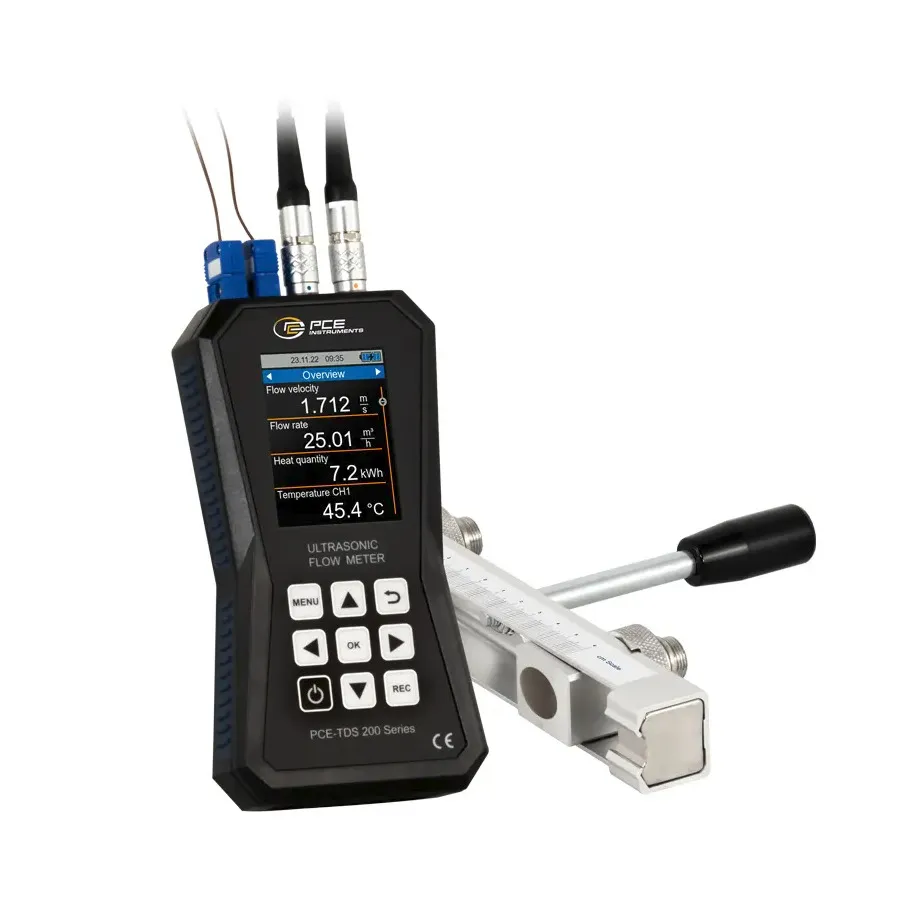 PCE Instruments PCE-TDS 200+ SR ultrasone debietmeter