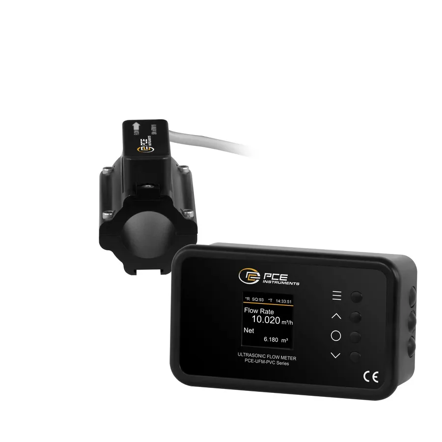 PCE Instruments PCE-UFM 20PVC Opklap-ultrasone Flowmeter