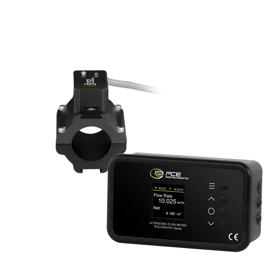 PCE Instruments PCE-UFM 25PVC Opklap-ultrasone Flowmeter