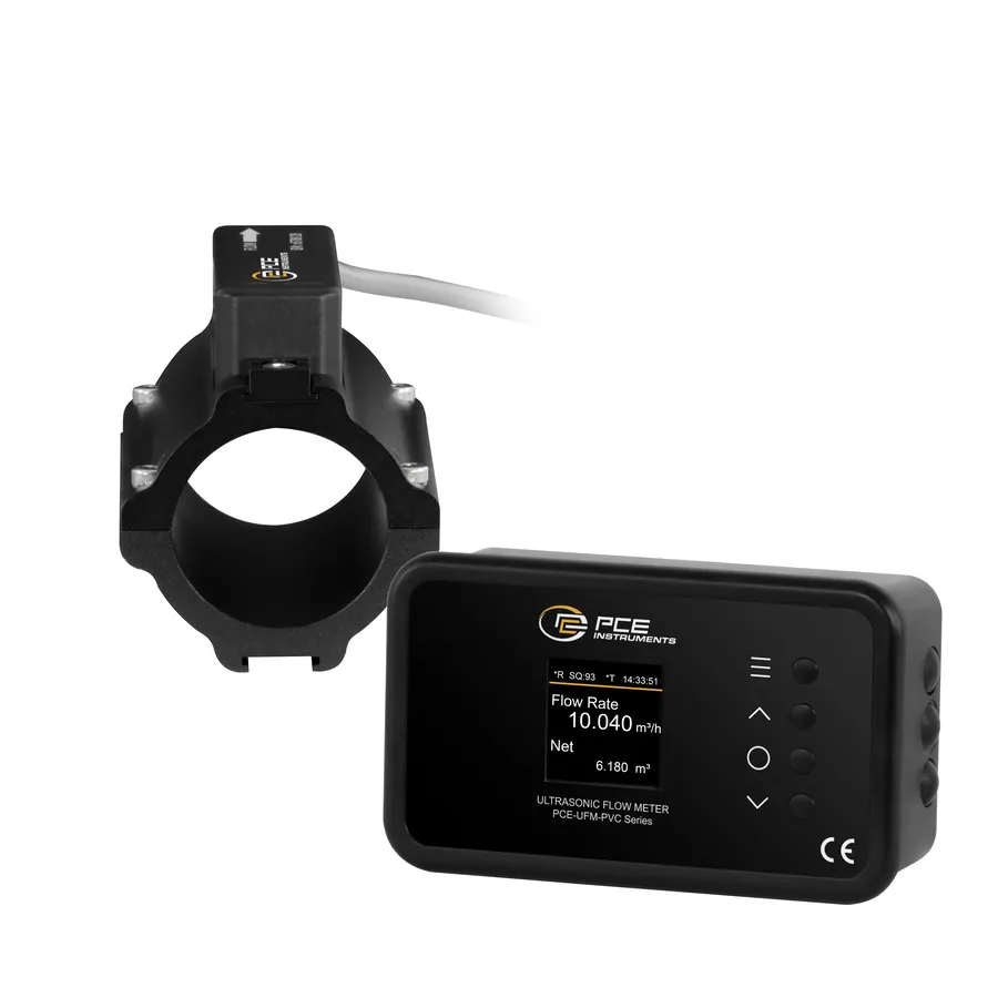 PCE Instruments PCE-UFM 40PVC Opklap-ultrasone Flowmeter