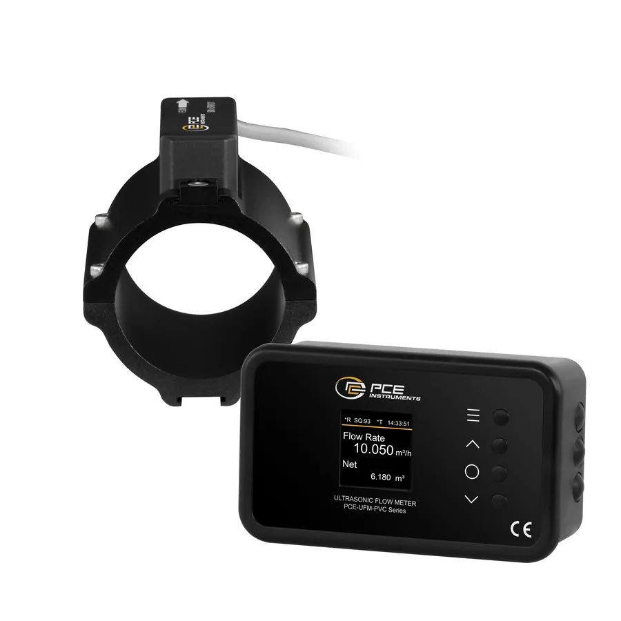 PCE Instruments PCE-UFM 50PVC Klem-op ultrasoon doorstromingsmeter