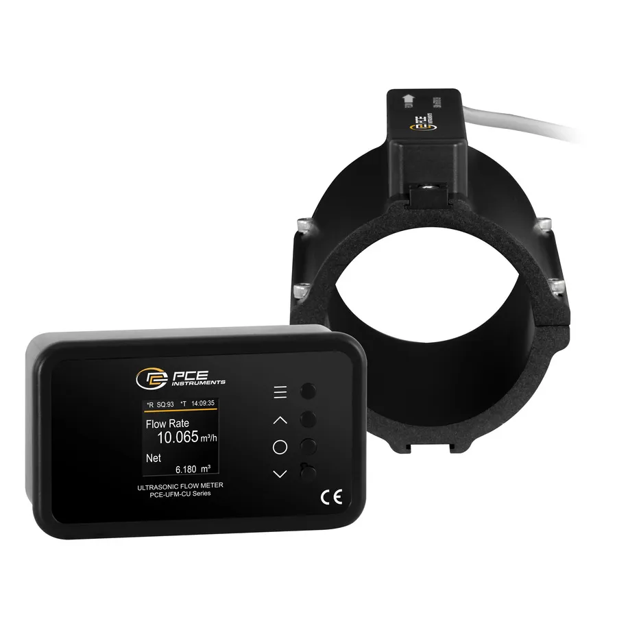 PCE Instruments PCE-UFM 65CU Klem-op ultrasoon doorstromingsmeter