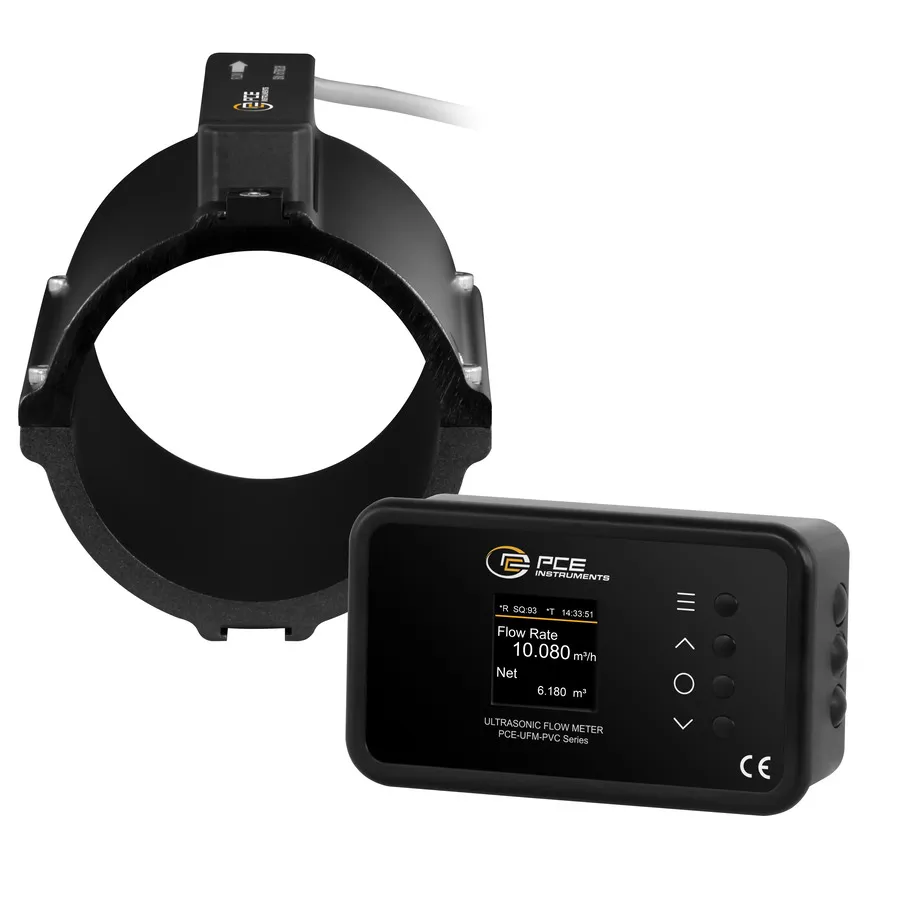 PCE Instruments PCE-UFM 80PVC Klem-op ultrasoon doorstromingsmeter