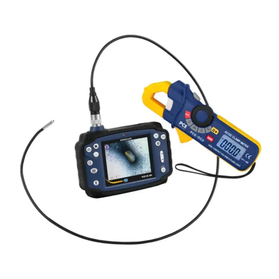 PCE Instruments PCE-VE 200-KIT2 Inspectiecamera en Stroomtang Kit