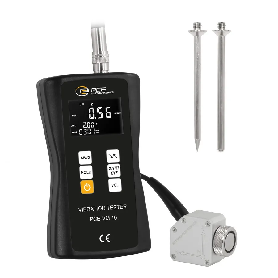 PCE Instruments PCE-VM 10 trillings-recorder