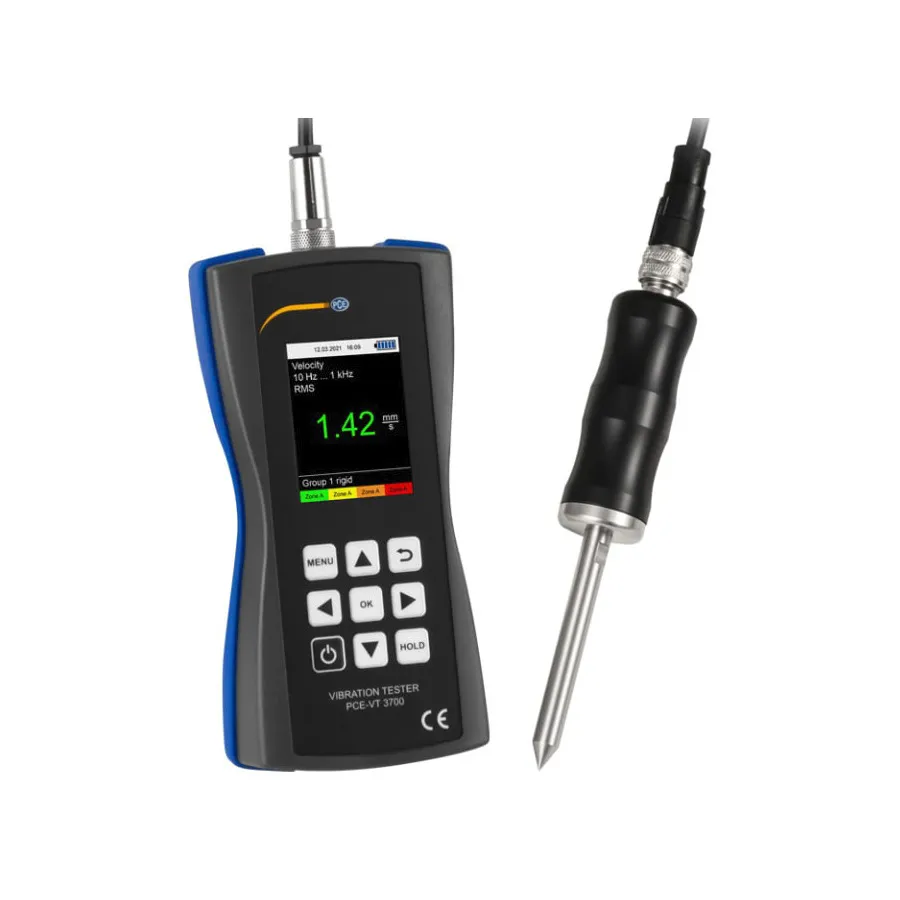 PCE Instruments PCE-VT 3700S Trillingmeter met Meetpunt Sensor