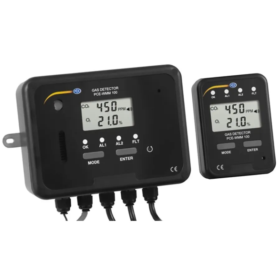 PCE Instruments PCE-WMM 100 CO2/O2 vaste gas detector