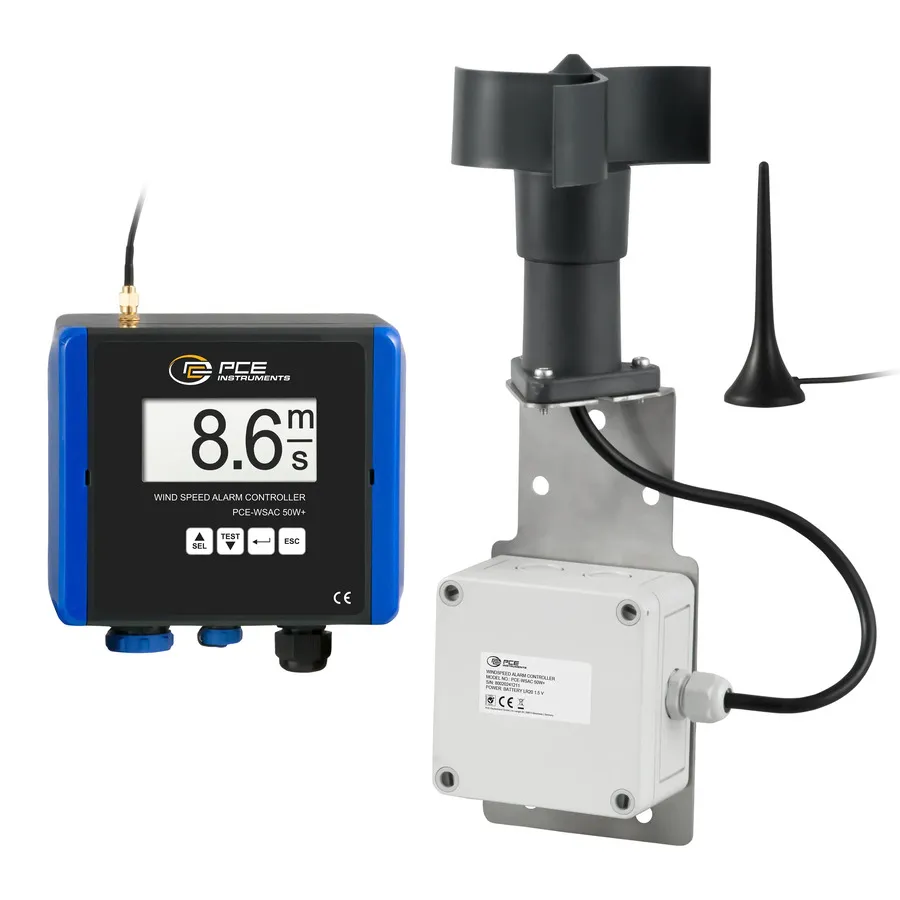 PCE Instruments PCE-WSAC 50W+ 230 Windsnelheidsmeter
