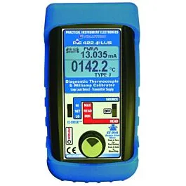 PIE 422PLUS thermokoppel- en milliampère-calibrator