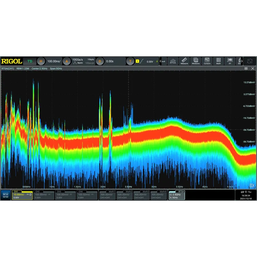 RIGOL DS70000-RTSA Real-Time Spectrum Analyse Optie