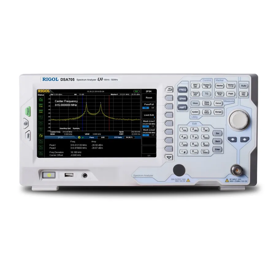 RIGOL DSA705 RF Spectrumanalysator