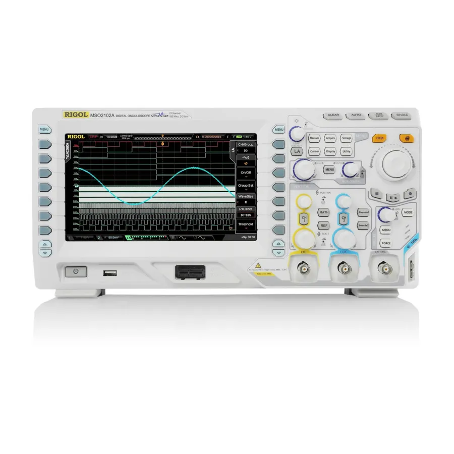 RIGOL MSO2102A gemixt-signaalsoscilloscooop