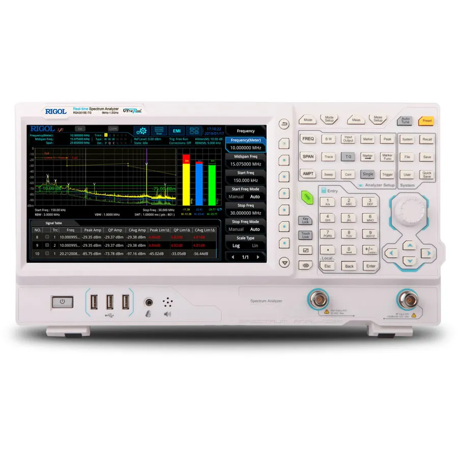 RIGOL RSA3015E-TG Real-Time Spectrumanalyzer met Tracking Generator