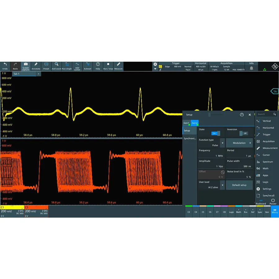 Rohde & Schwarz MXO3-B6 Optie willekeurige golfvormgenerator