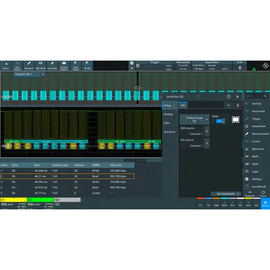 Rohde & Schwarz MXO3-PK1 Toepassingsbundel Softwarepakket
