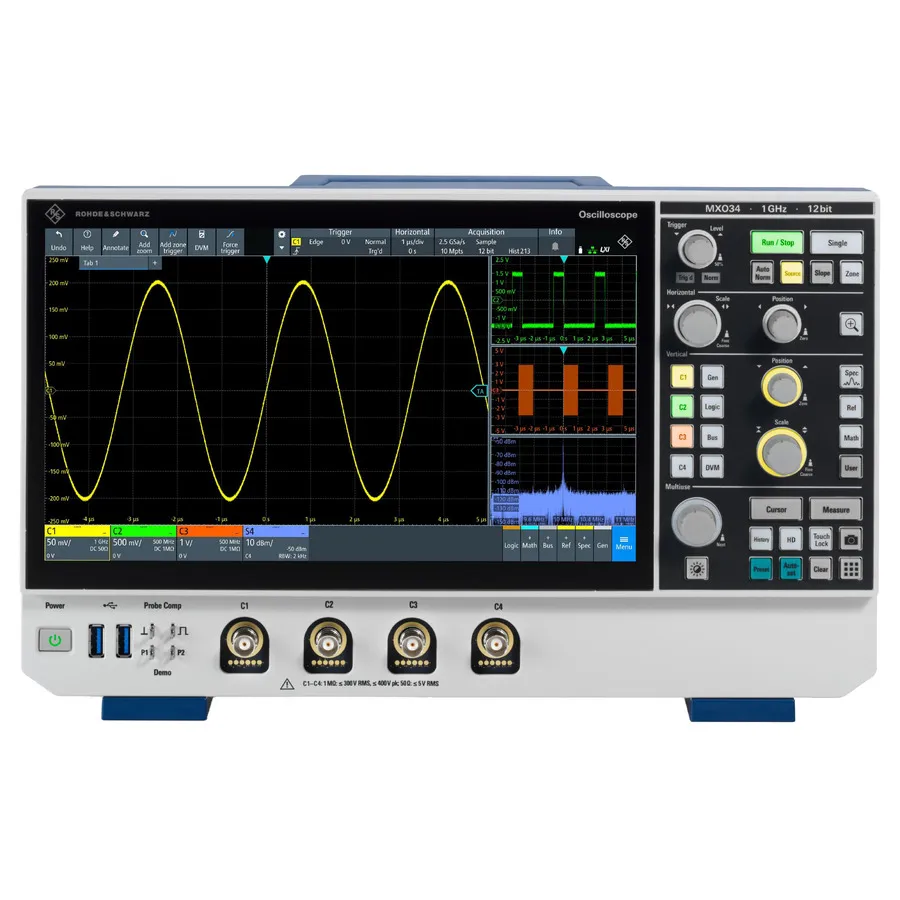 Rohde & Schwarz MXO34-2PK Gemengde Signaal Oscilloscoop