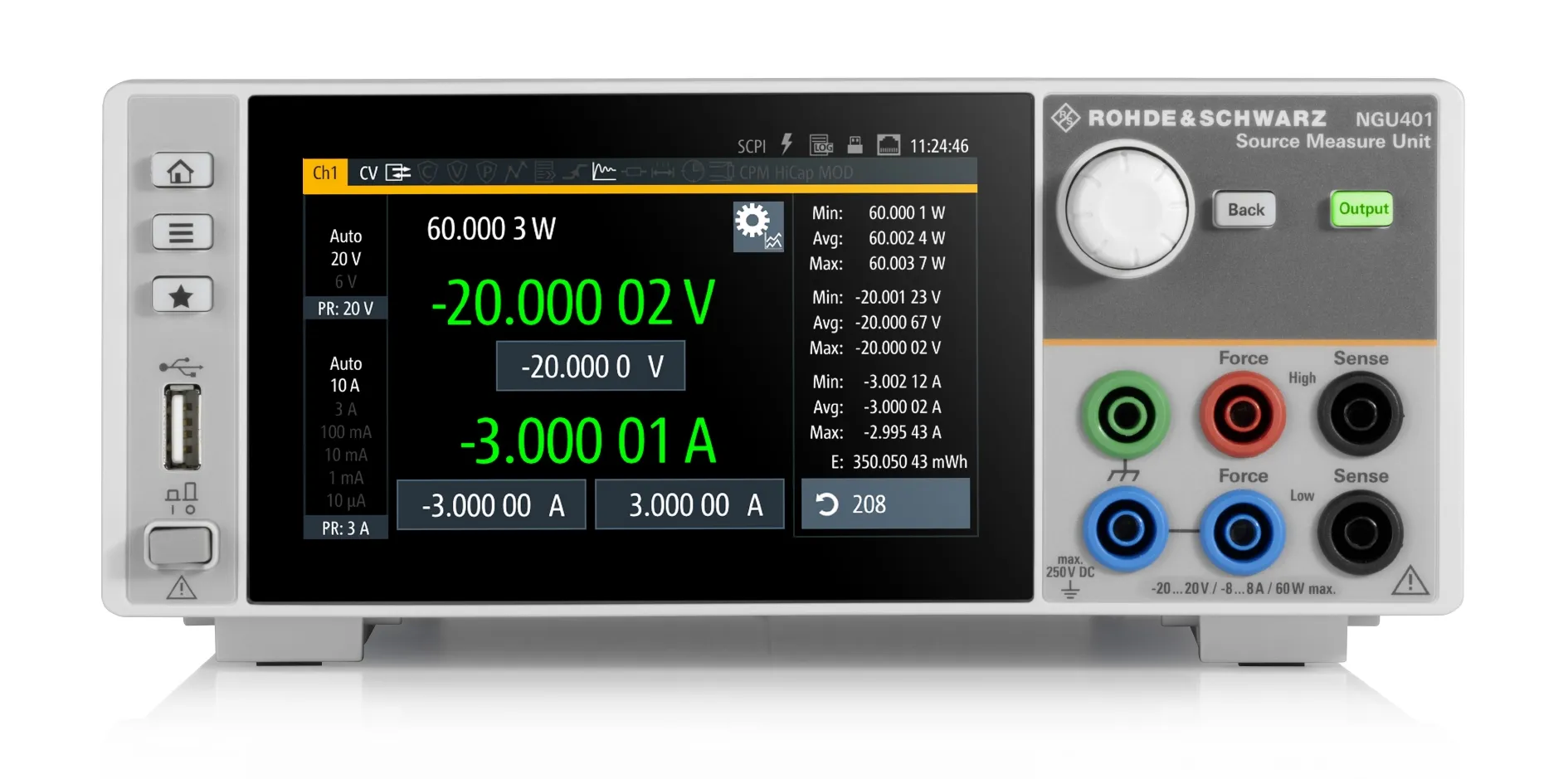 Rohde & Schwarz NGU401 Bron-Meetapparaat