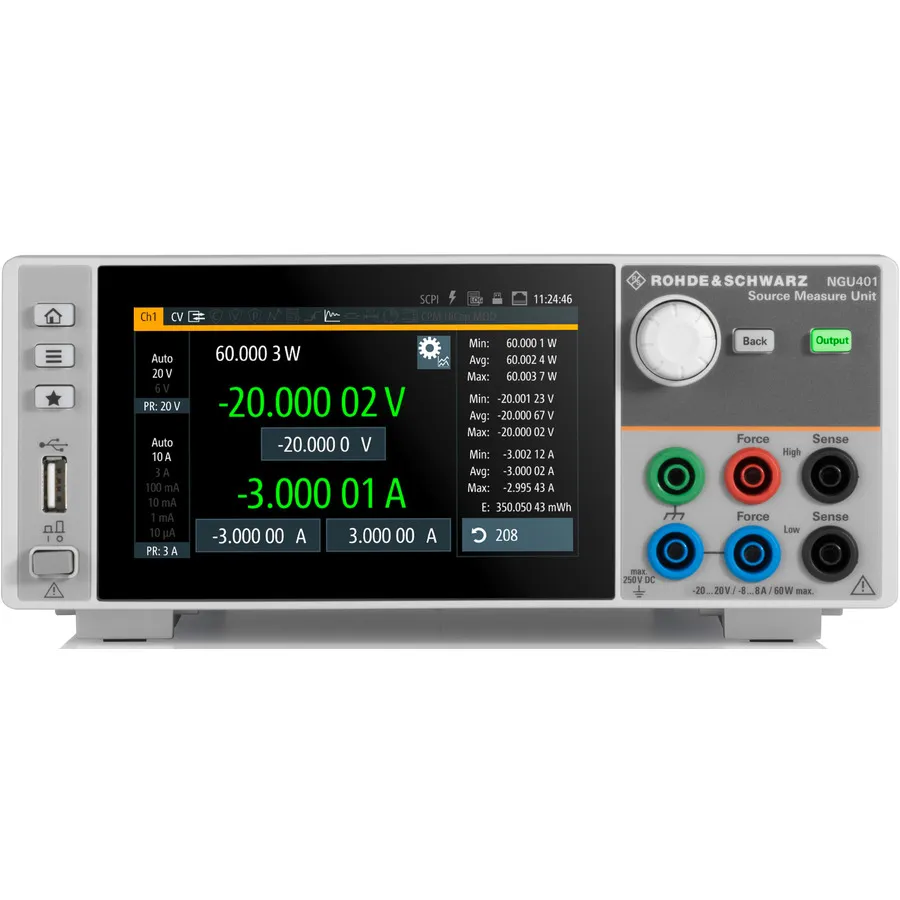 Rohde & Schwarz NGU401COM Bron-Meetapparaat