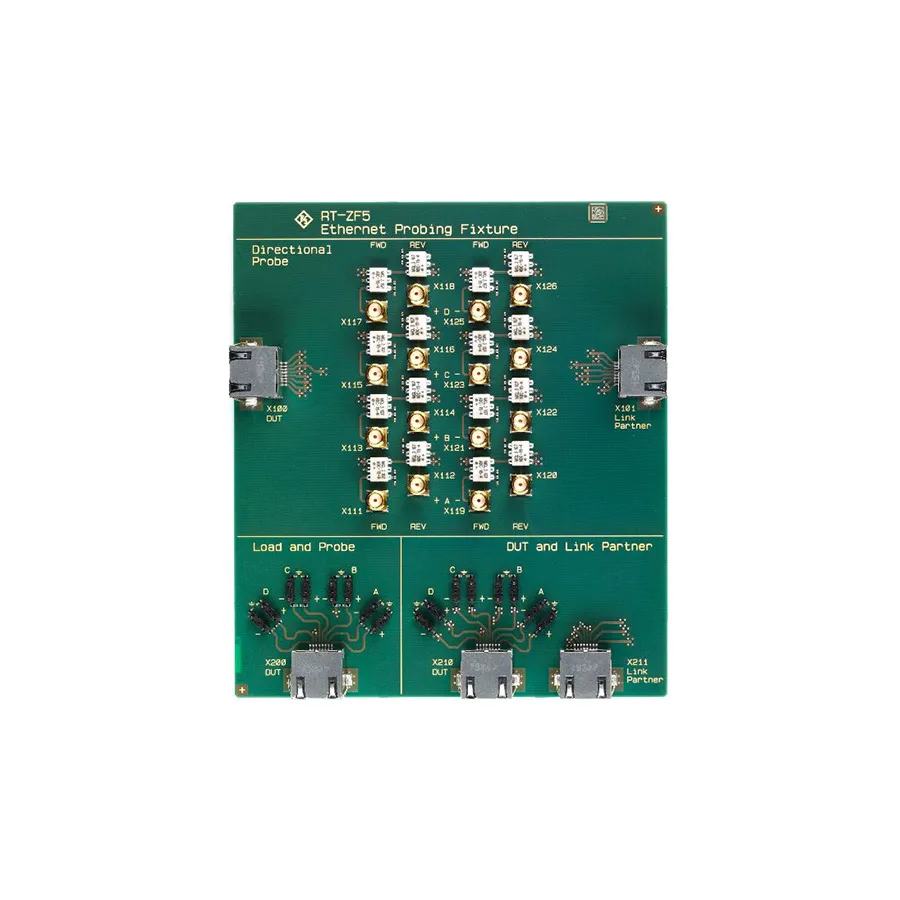 Rohde & Schwarz RT-ZF5 Ethernet pluim fixture