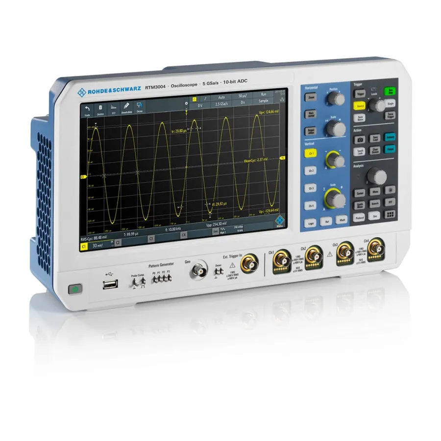 Rohde & Schwarz RTM3K-104 4-Kanaal Digitale Oscilloscoop