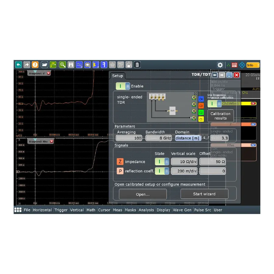 Rohde & Schwarz RTO-K130 TDR/TDT Analyseoptie