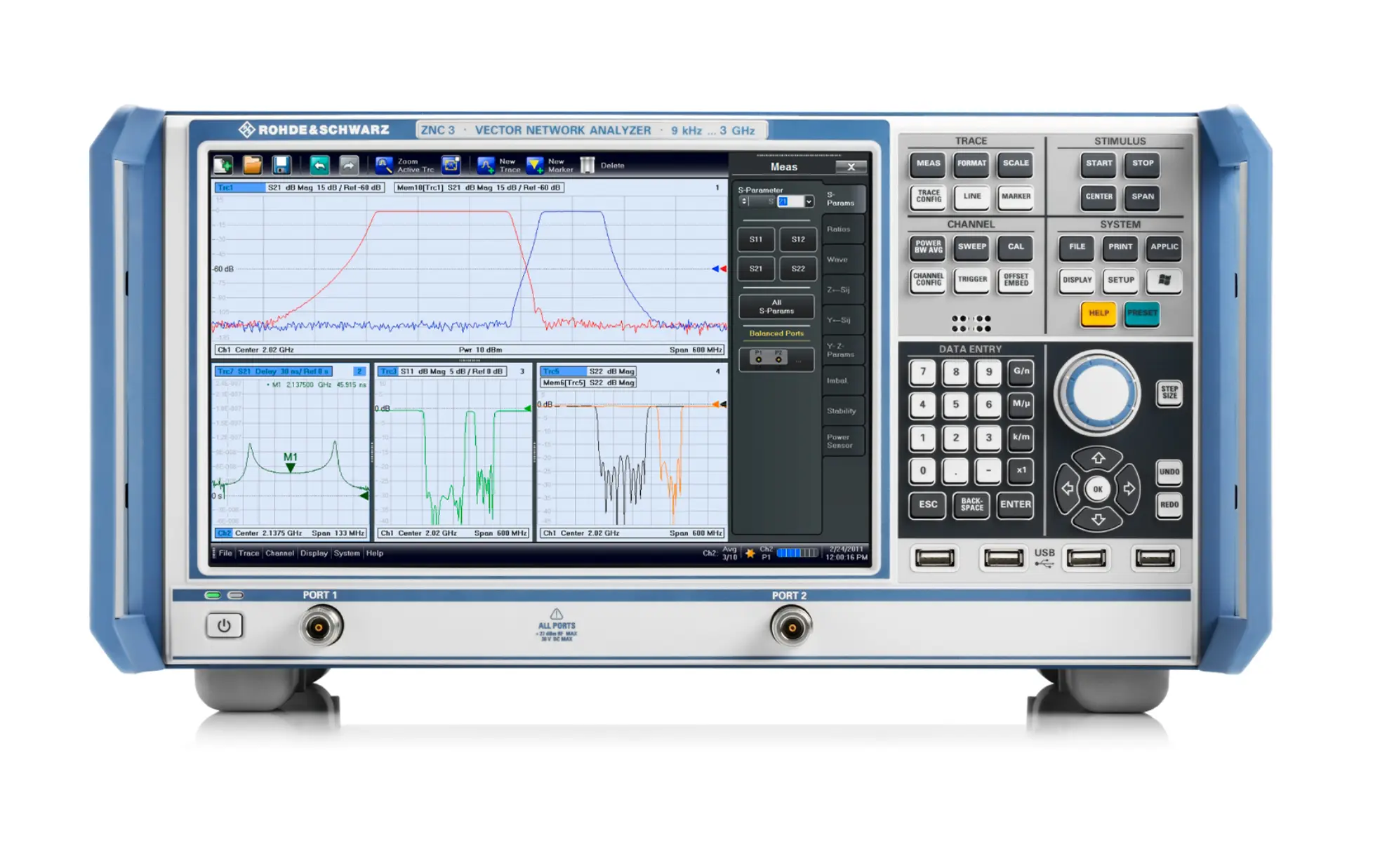 Rohde & Schwarz ZNC3 vectornetwerkanalyzer