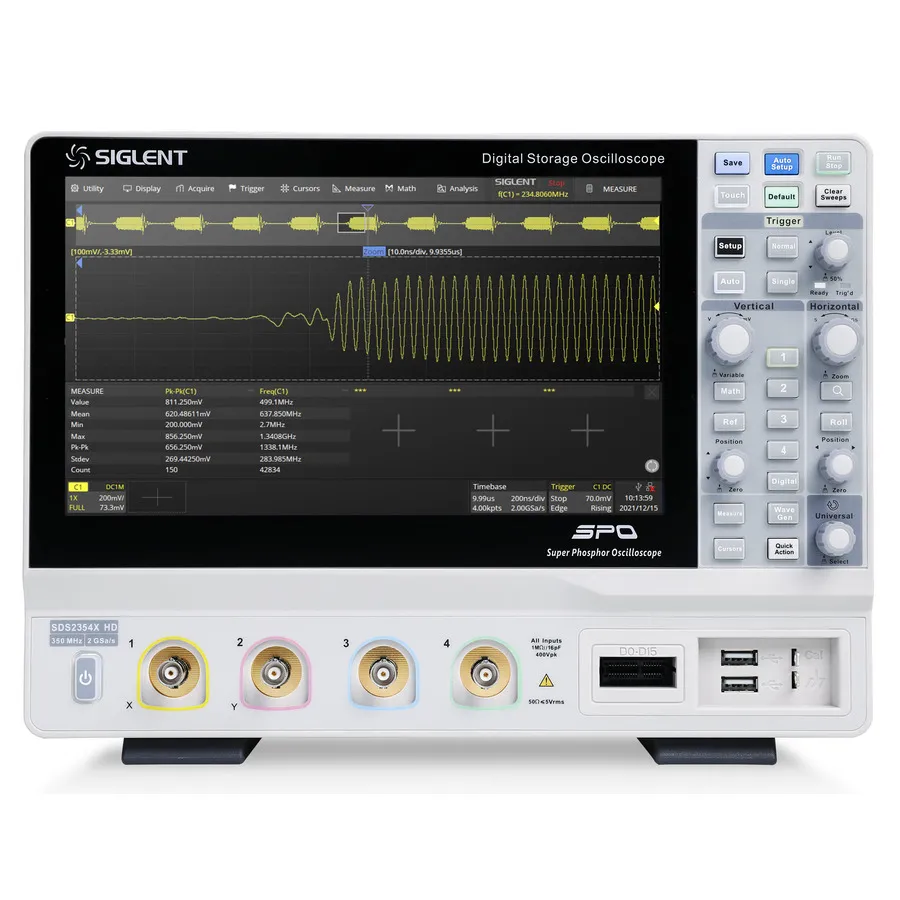 Siglent SDS2204X HD Digitale Oscilloscoop