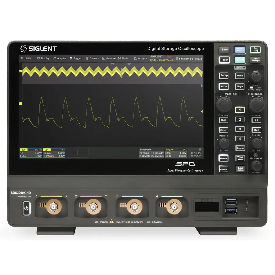 Siglent SDS3104X HD Gemengde signalen oscilloscoop