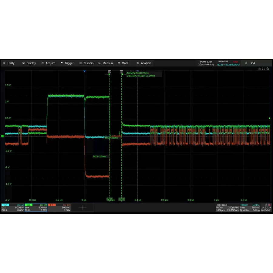Siglent SDS7000A-CT-DP MIPI-DPHY Conformiteitstest-software