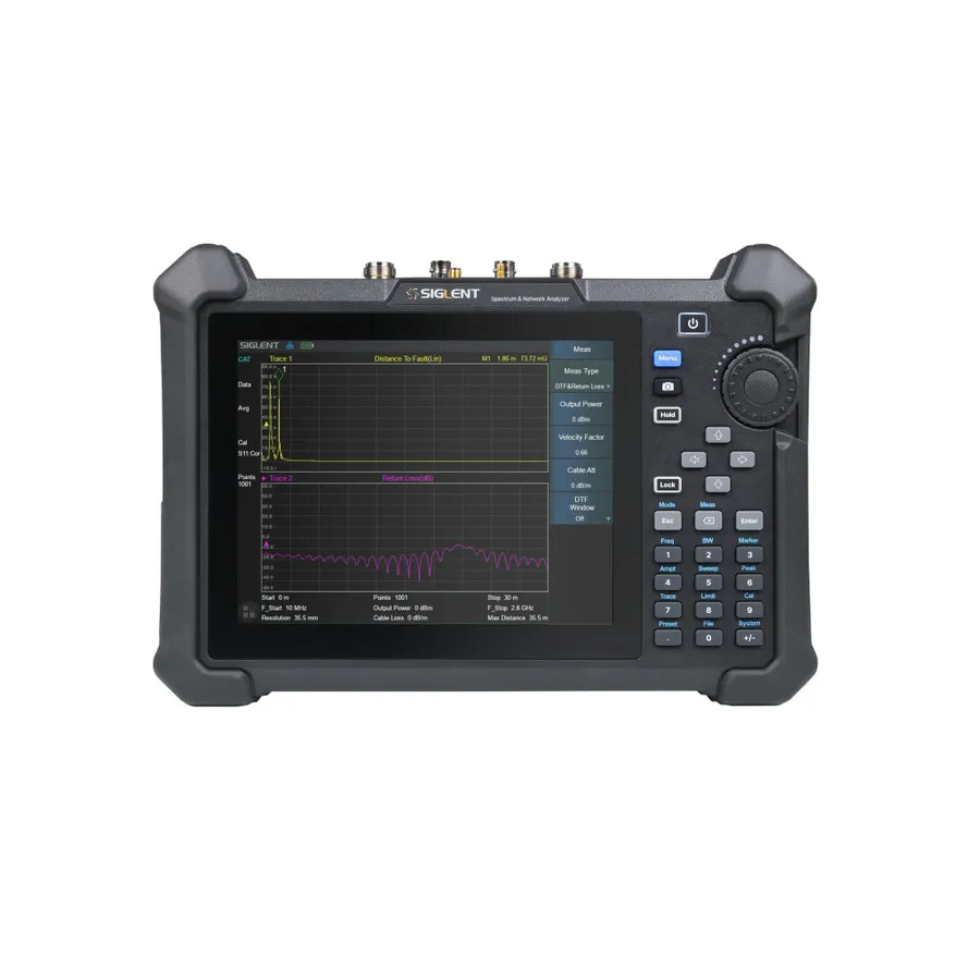 Siglent SHA852A Draagbare Spectrum- en Kabelantenne Analysator