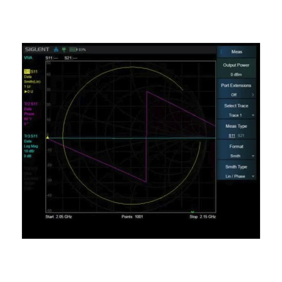 Siglent SHA860-VNA optie voor vectornetwerk-analyse