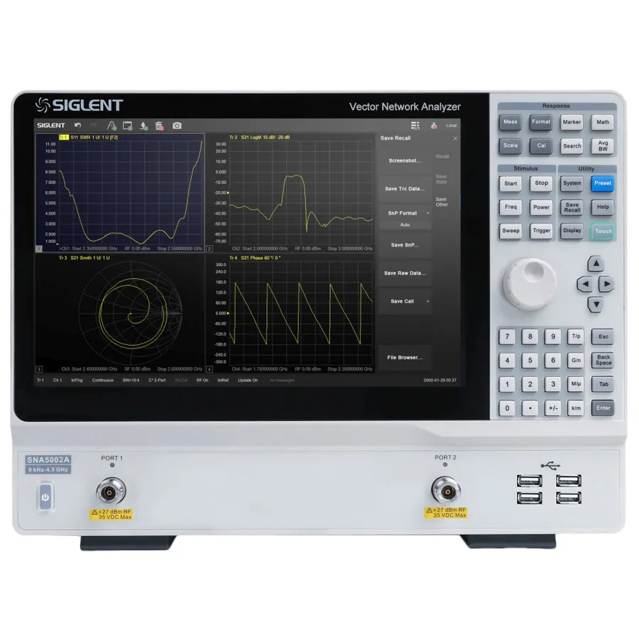 Siglent SNA5002A Vectoriale Netwerkanalysator