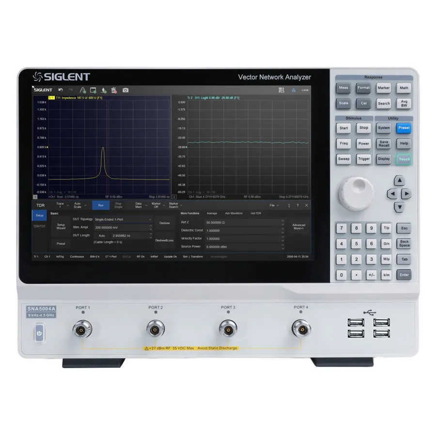 Siglent SNA5004A Vectoriale Netwerkanalysator