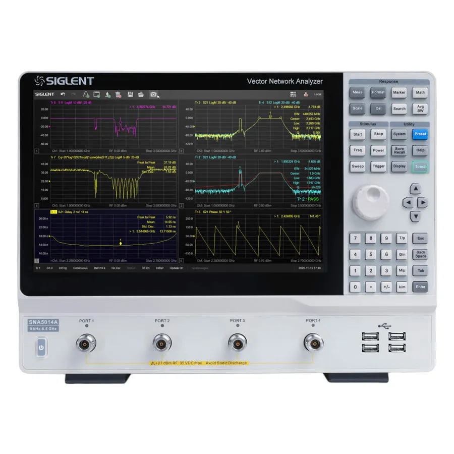 Siglent SNA5014A Vectoriale Netwerkanalysator