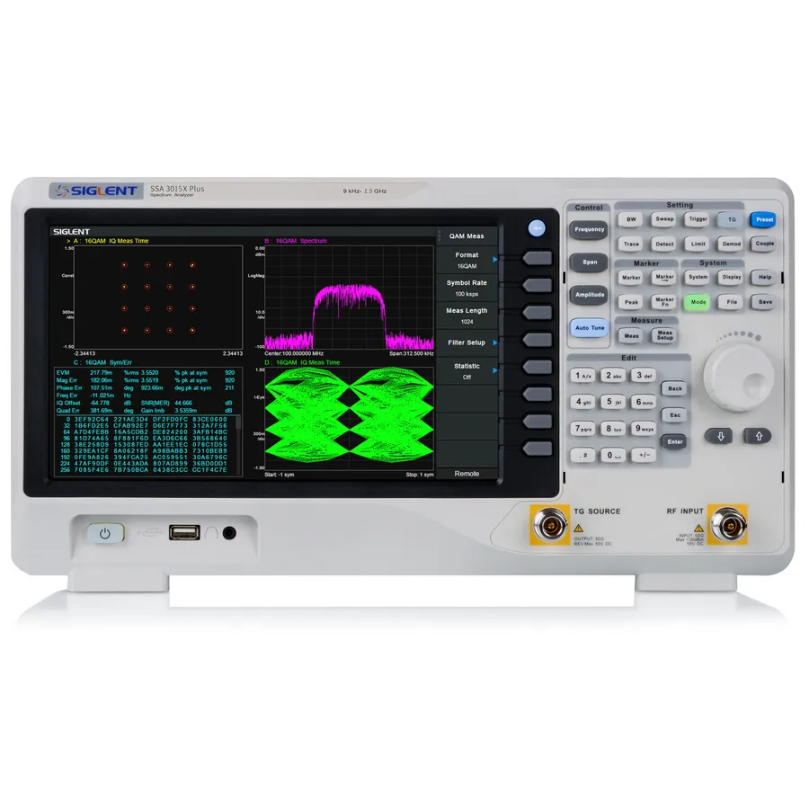 Siglent SSA3015X Plus Spectrumanalyzer